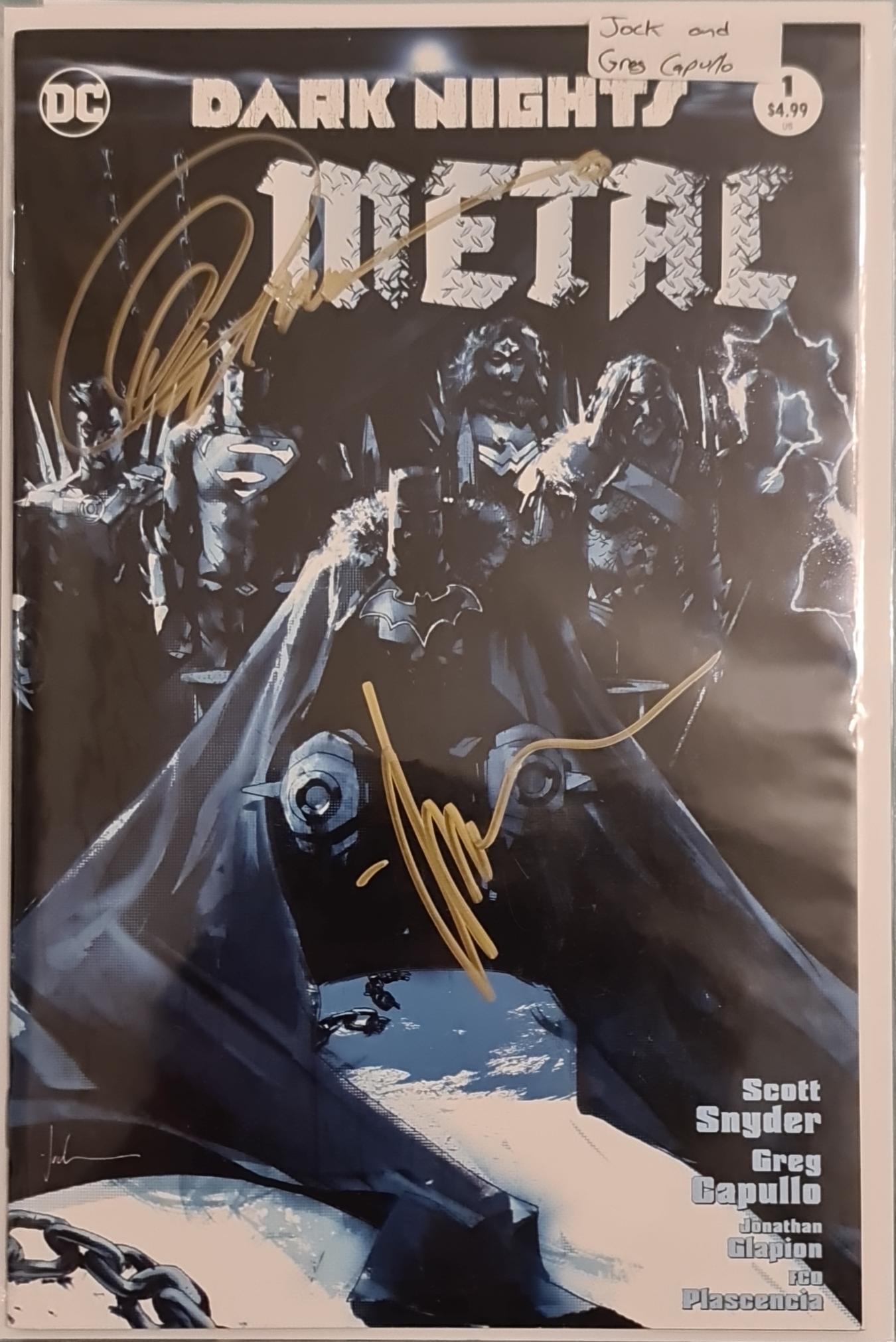 Signed Dark Nights Metal #1 (2017) Capullo and Jock