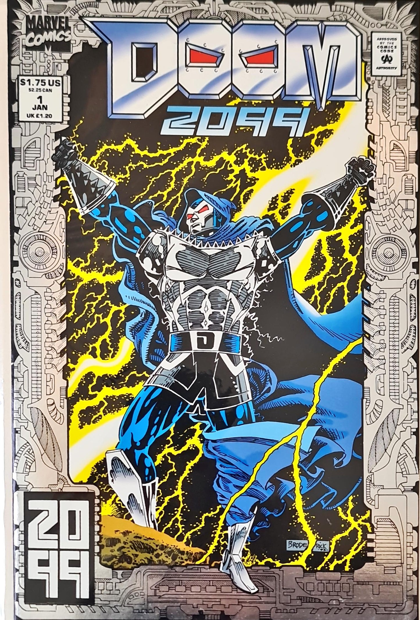 Doom 2099 #1 (1993) Dr. Doom Comic Silver Foil