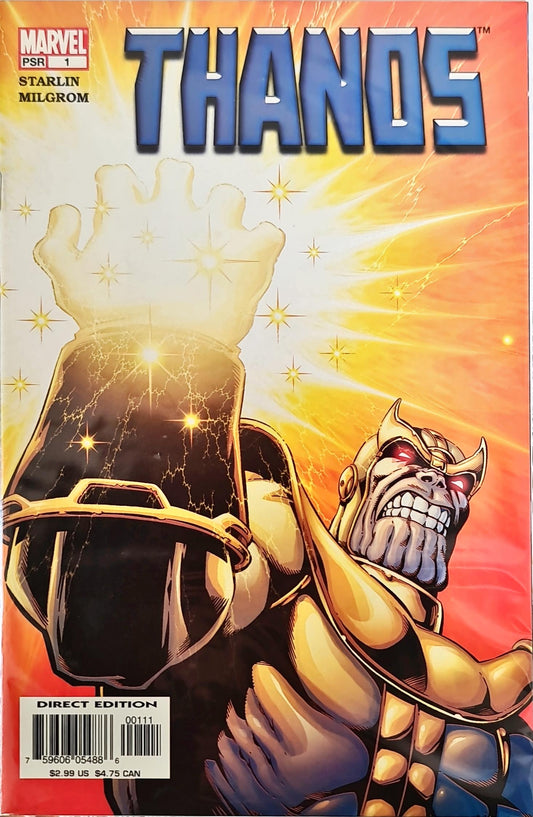 Thanos #1 (2003) Thanos Origin Key Comic Issue