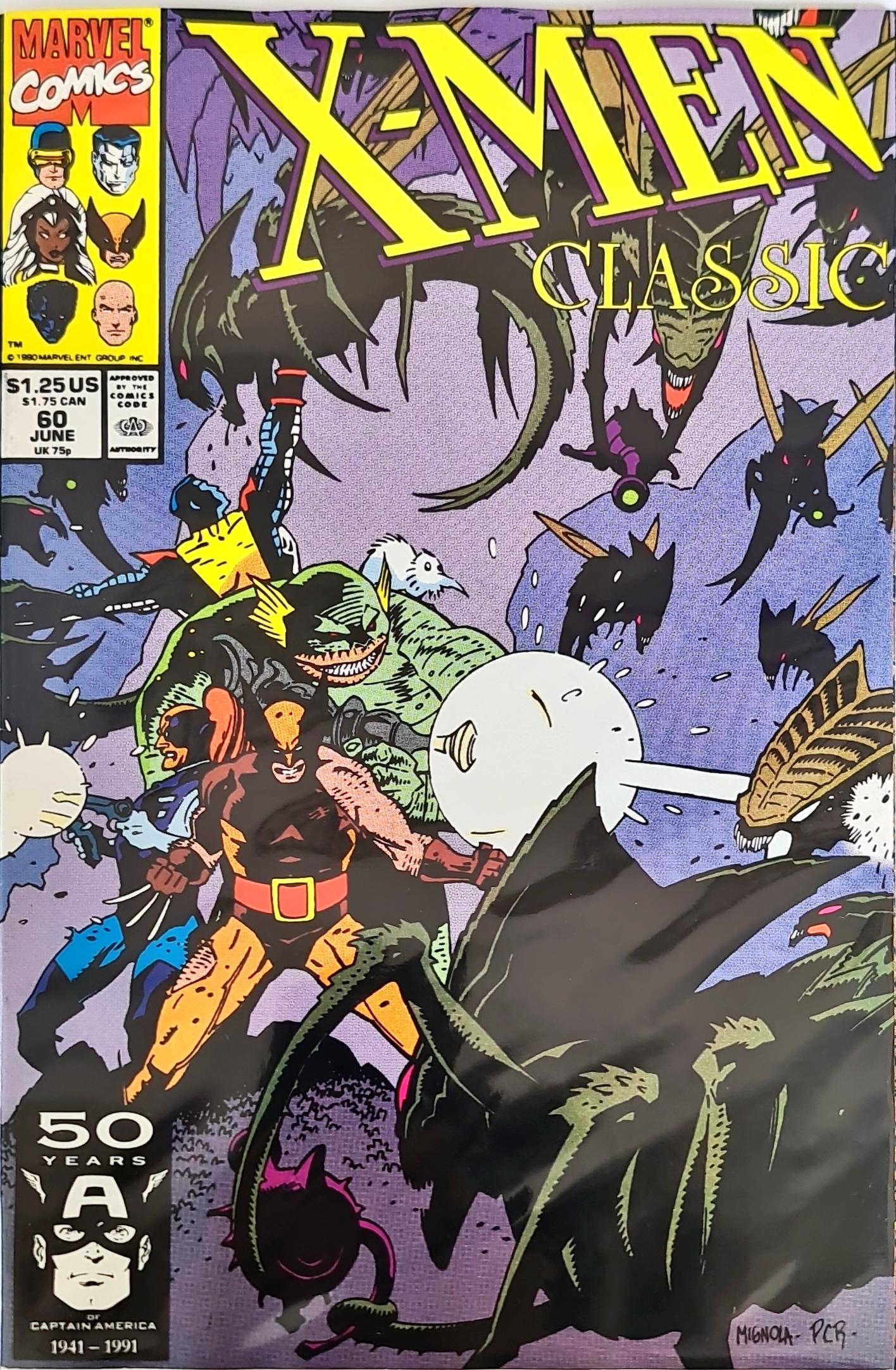 X-Men Classic #60 (1991) Vintage X-Men Comic