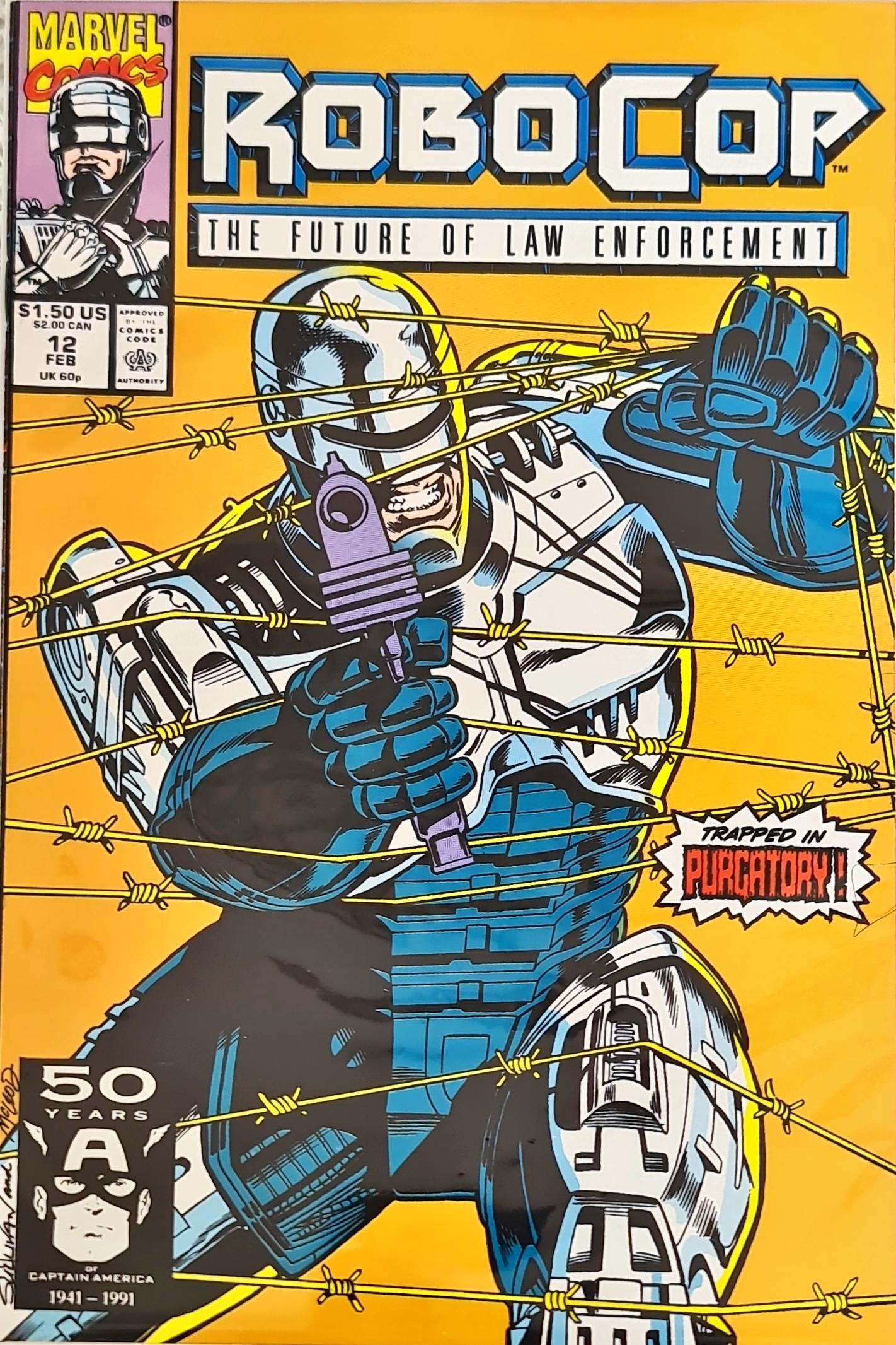 Robocop #12 (1991) Vintage Marvel Comic