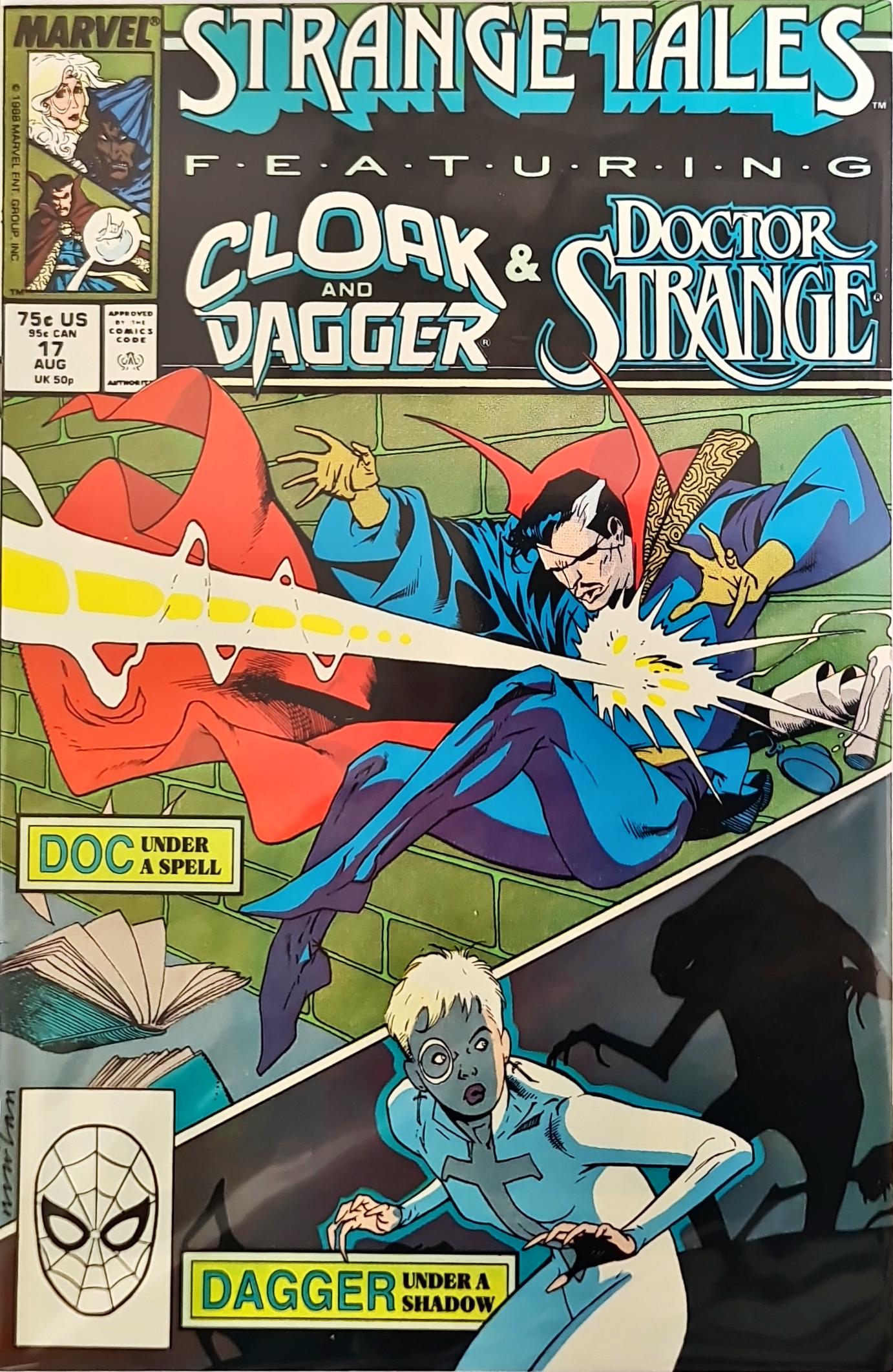 Strange Tales Featuring Doctor Strange & Cloak and Dagger #17 (1988) Vintage Marvel Comic