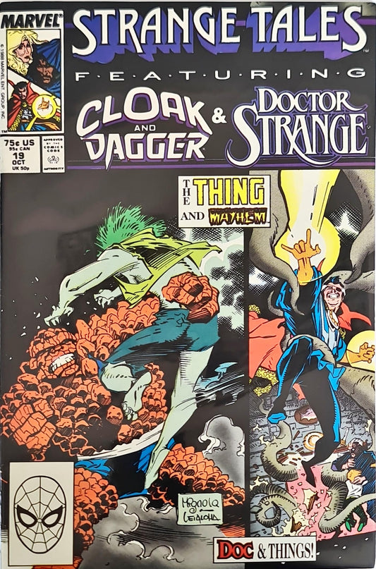Strange Tales Featuring Doctor Strange & Cloak and Dagger #19 (1988) Vintage Marvel Comic
