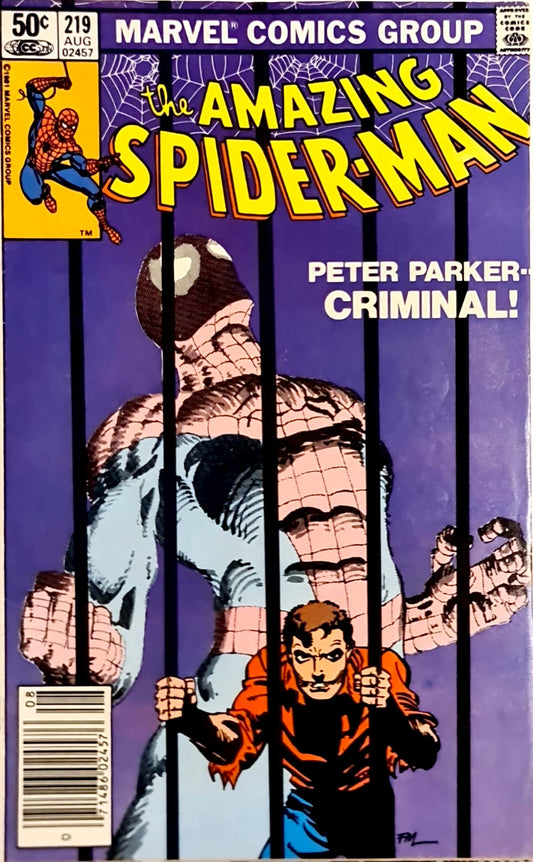 Amazing Spider-Man #219 (1981) Vintage Spiderman Comic