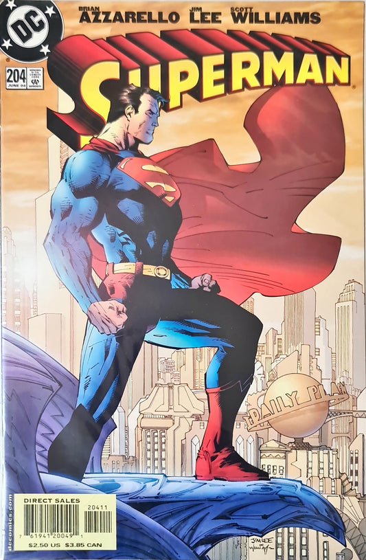 Superman #204 (2004) Iconic Jim Lee Superman Comic