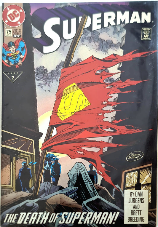 Superman #75 (1987) Death of Superman Iconic Vintage Comic