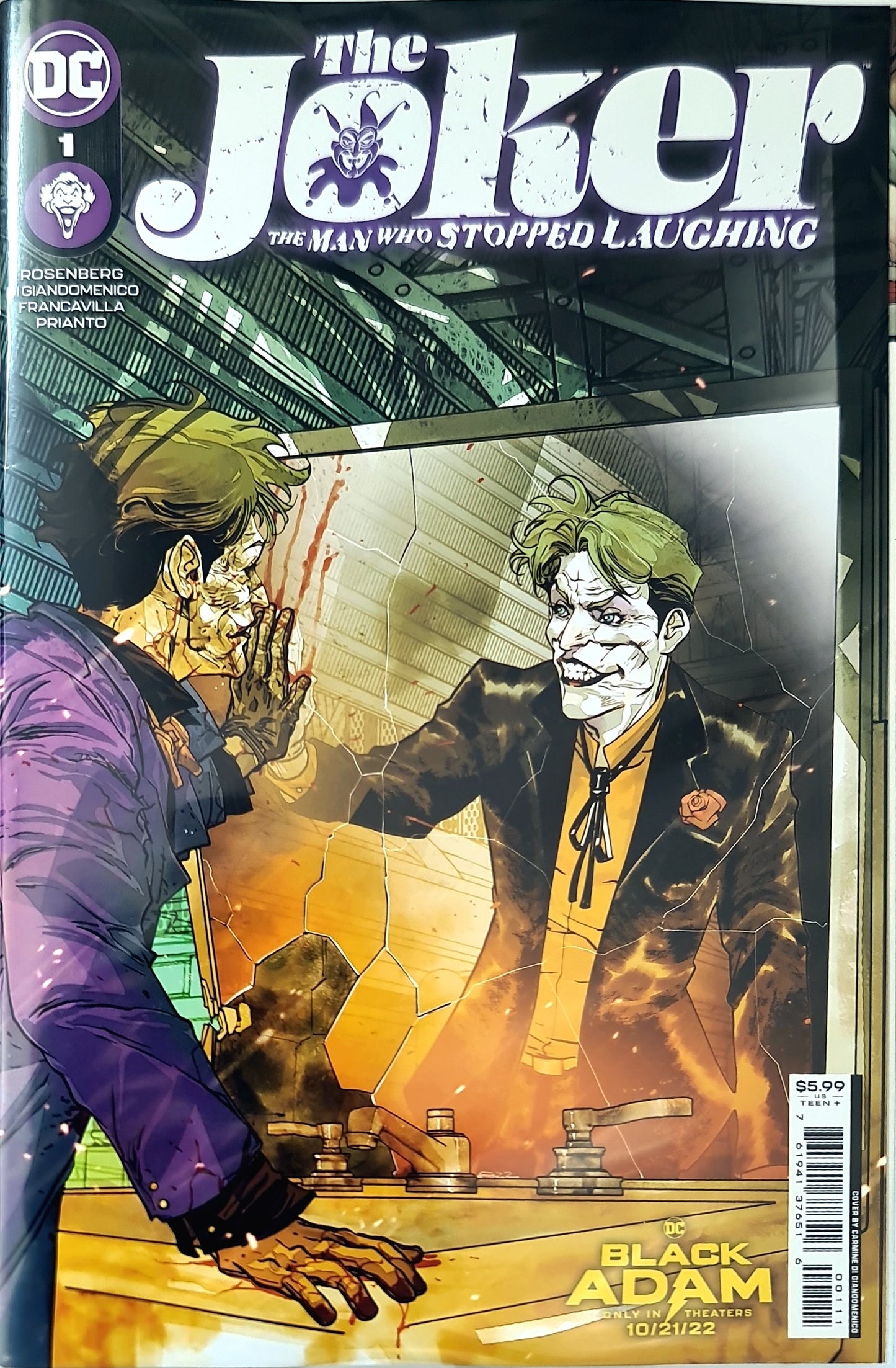 Joker the Man Who Stopped Laughing #1 (2022) Joker Comic Book
