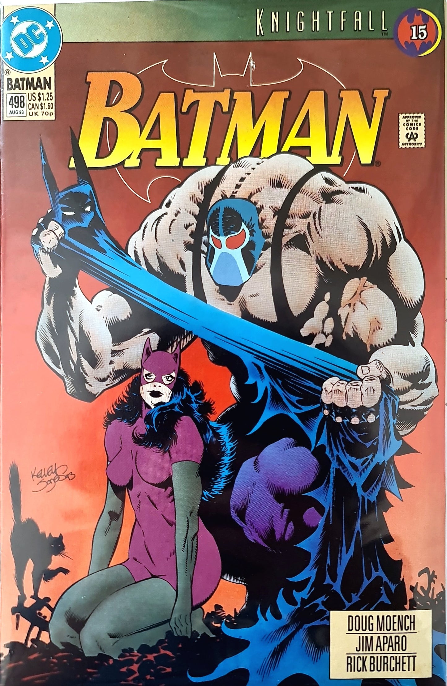 Batman #498 (1993) Vintage Batman Comic