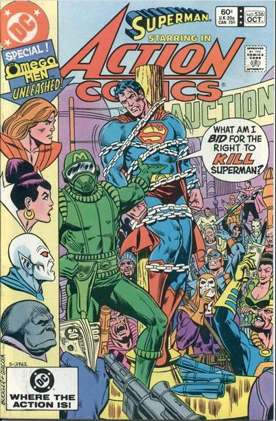 Action Comics #536 (1982) Vintage Superman & Aquaman Comic (2 Stories in 1)