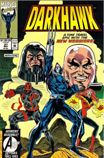 Darkhawk #27 (1993) Featuring Spider-man & Nova Comic