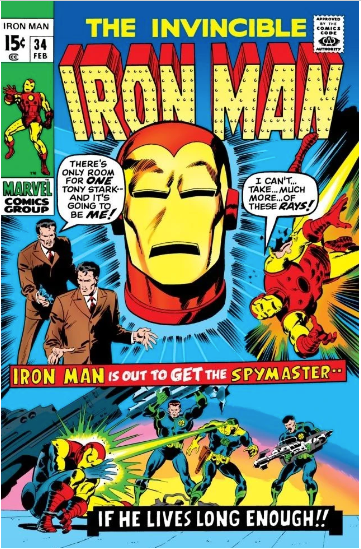 Iron Man #34 (1971) Vintage Iron Man Comic