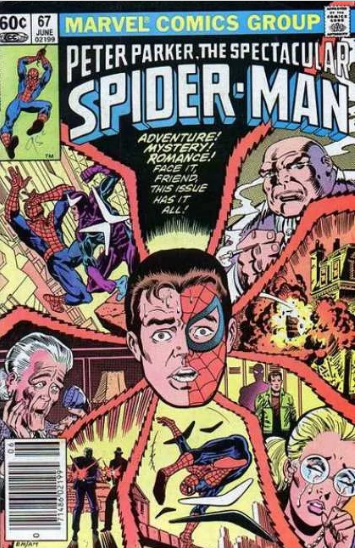 Spectacular Spider-Man #67 (1982) Vintage Spiderman Comic