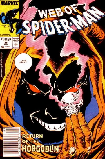 Web of Spider-Man #38 (1988) Vintage Spiderman Comic